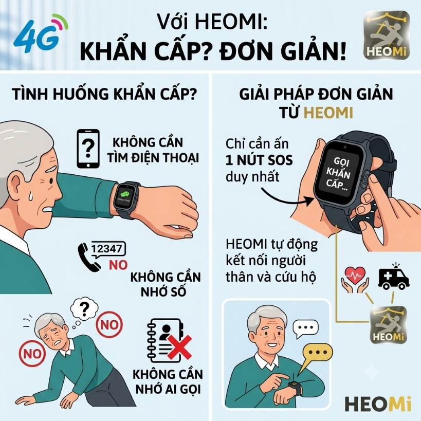 Tình huống khẩn cấp và giải pháp đơn giản từ HEOMI